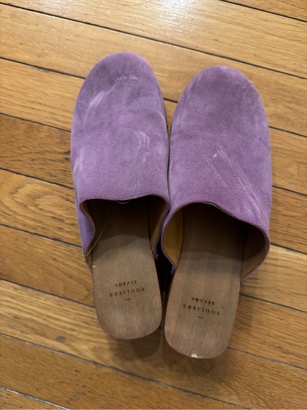 Sézane RARE Tibby Clogs in Lilac Size 38/US 7 - Picture 4 of 8